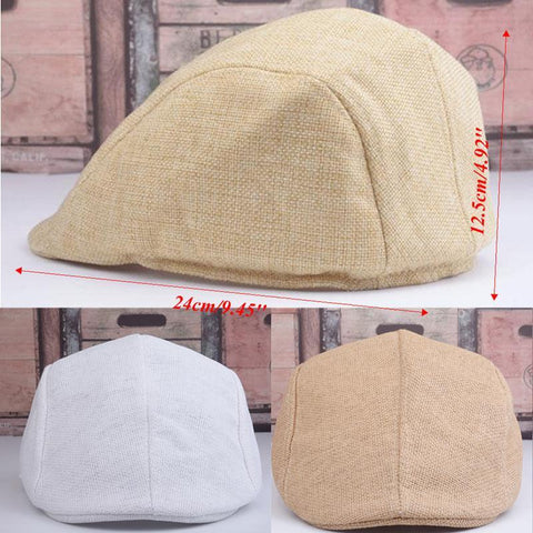 Fashion Casual Plain Flat Hat