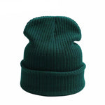 Plain Knitted Men's Beanie Hat