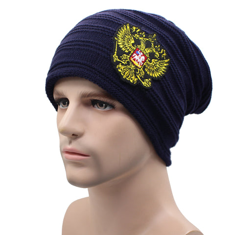 Russian Emblem Men's Beanie