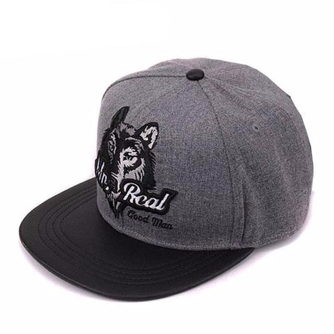 Mr Real Wolf Men's Fitted Cap